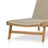 Delano Outdoor Chaise - Ivory Rope by Four Hands