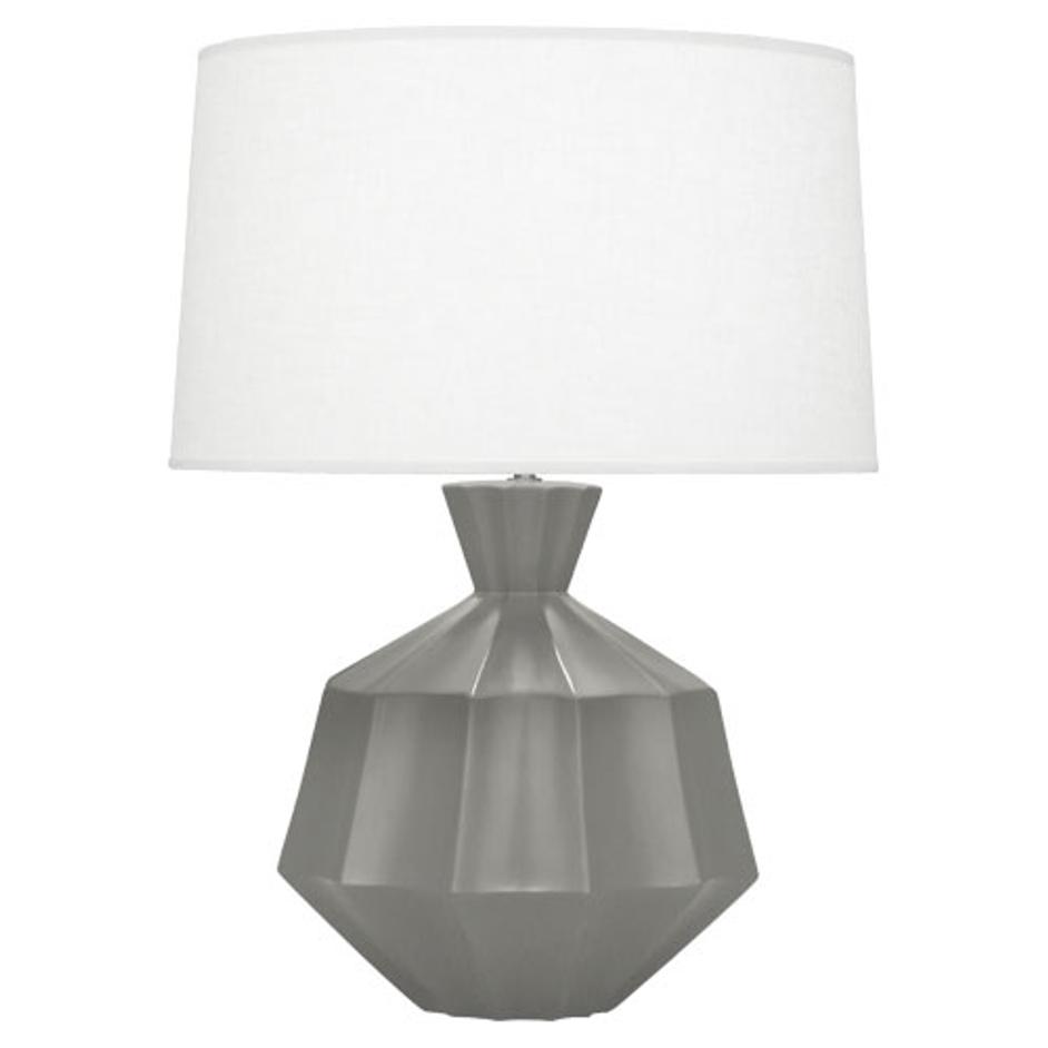 Matte Smoky Taupe Orion Table Lamp by Robert Abbey