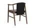 ARAN DINING ARMCHAIR - ONYX LEATHER by Sunpan
