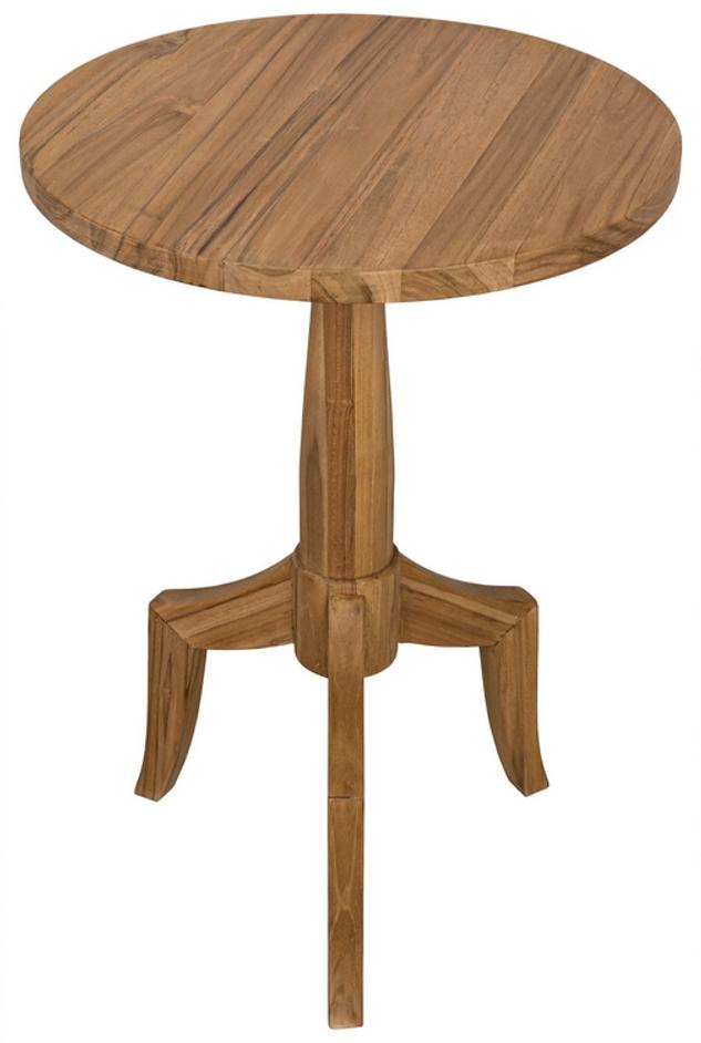 Atomic Teak Dining Table with Semi-Gloss Finish by Noir Furniture