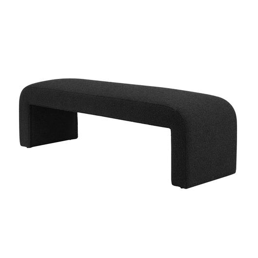 Vioreen Boucle Bench, Stanton Black by New Pacific Direct