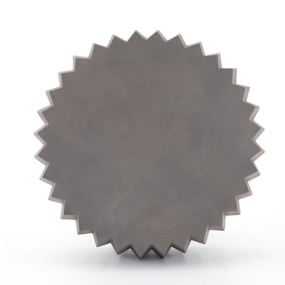 Gem Outdoor Coffee Table In Dark Grey by FOUR HANDS