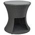 Cove Round Outdoor Patio Side Table In Chocolate by Modway Furniture