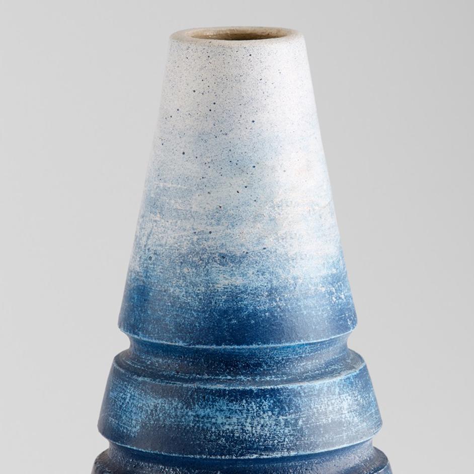 Amarna Vase | Blue -Large by Cyan Design