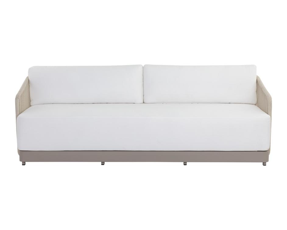 ALLARIZ SOFA - GREIGE - STINSON WHITE by Sunpan
