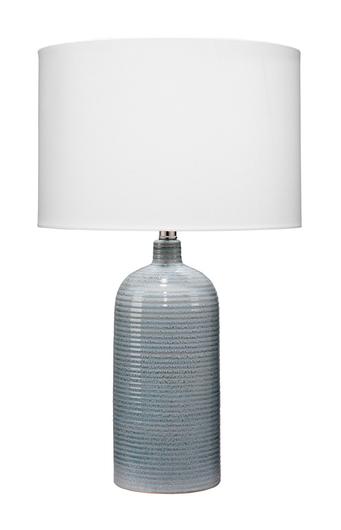 Declan Ceramic Table Lamp, Blue by Jamie Young