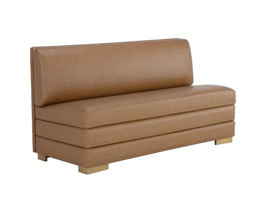 RADCLIFF BANQUETTE - MILLIKEN COGNAC by Sunpan