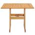 Usamah 36" Square Outdoor Patio Eucalyptus Wood Dining Table In Natural by Modway Furniture