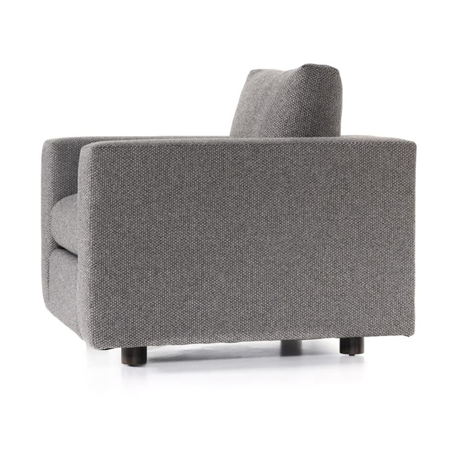 Preston Chair In Gibson Smoke by FOUR HANDS