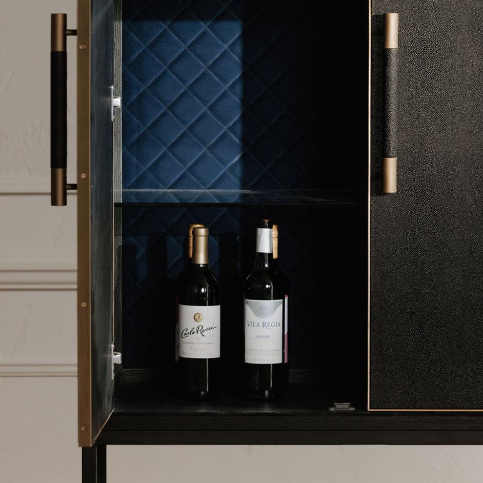 Mako Bar Cabinet Black by Moes Home