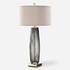 Vilminore Gray Glass Table Lamp by Uttermost