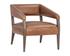 CARLYLE LOUNGE CHAIR - SHALIMAR TOBACCO LEATHER by Sunpan