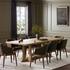 Indie Dining Table In Light Weathered Oak And Light Weathered Oak Veneer by Four Hands