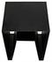 Quintin Side Table, Black Steel by Noir Furniture