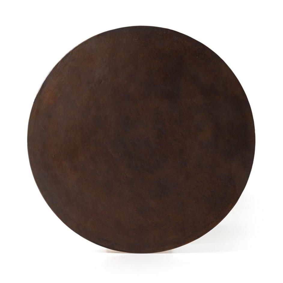Simone Round Coffee Table - Antique Rust by Four Hands