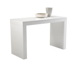FARO C-SHAPE COUNTER TABLE - WHITE by Sunpan