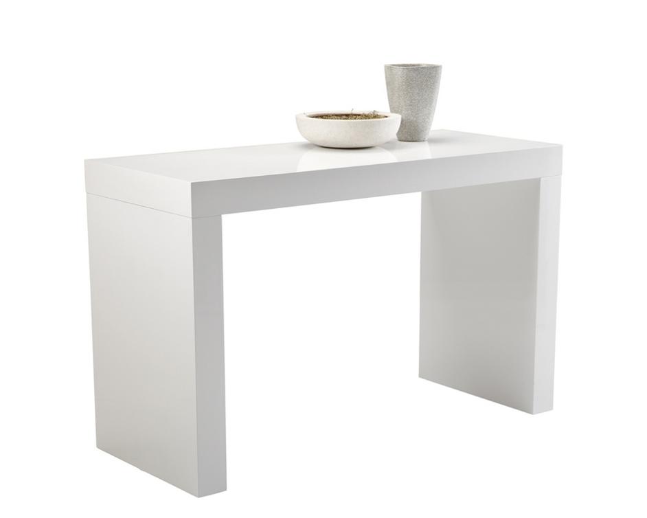 FARO C-SHAPE COUNTER TABLE - WHITE by Sunpan