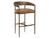 ZANATTA BARSTOOL - TAN LEATHER by Sunpan