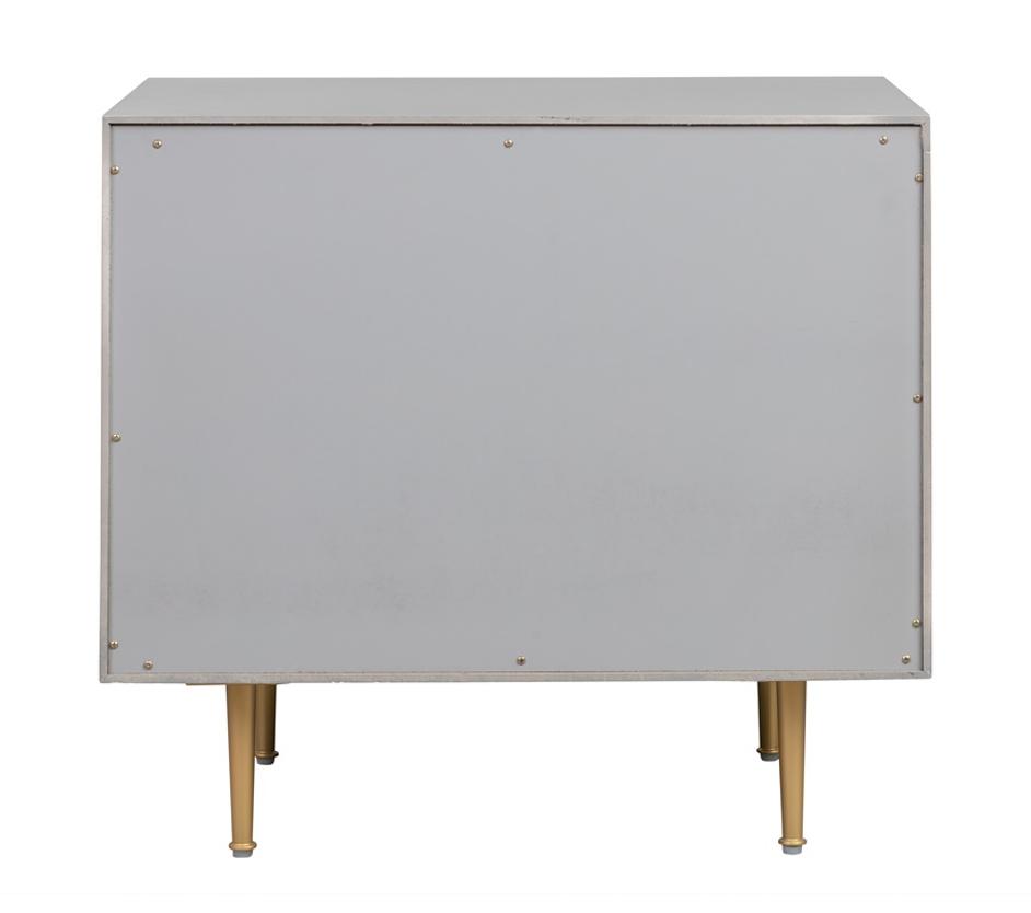 Trident Grey Nightstand by tov furniture