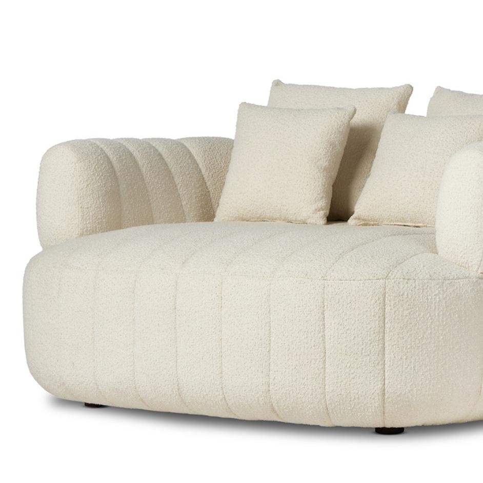 Doss Media Lounger In Terra Brown Oak by Four Hands