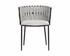 Sarai Dining Armchair - Belfast Heather Grey by Sunpan
