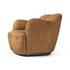 Julius Swivel Chair In Nubuck Cognac by Four Hands