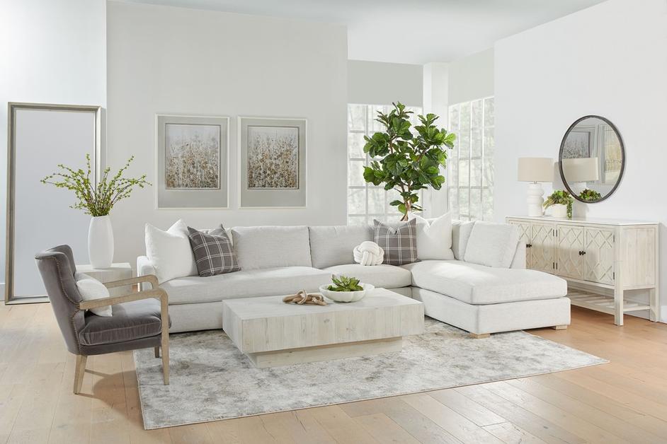 Clara Modular 2-Seat Left Slim Arm Sofa by Essentials For Living