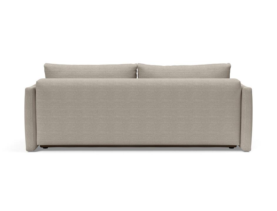 TRIPI QUEEN SLEEPER SOFA W/ARMS in KENYA GRAVEL FABRIC 579 by INNOVATION USA