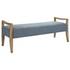 Daylight Sky Blue Bench by Uttermost
