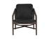 CINELLI LOUNGE CHAIR - DISTRESSED BROWN - BRENTWOOD CHARCOAL LEATHER by Sunpan