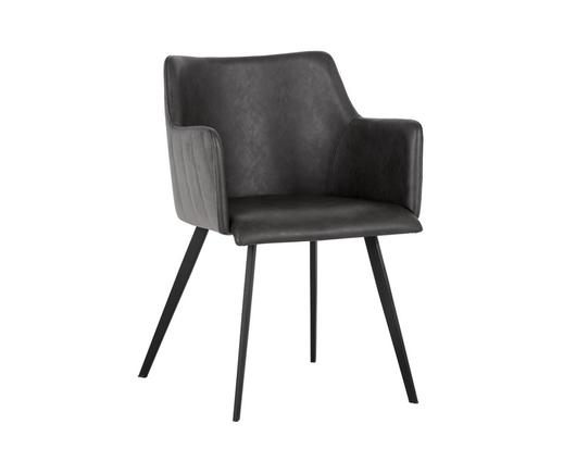 Griffin Dining Chair - Town Grey / Roman Grey by Sunpan