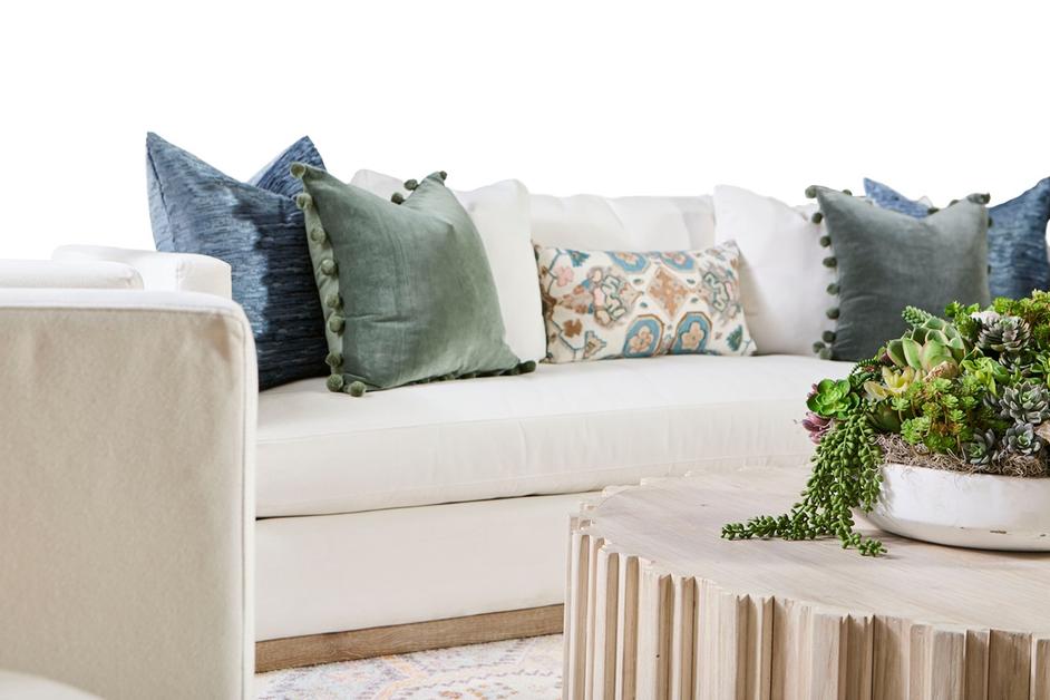 Siena 96" Plinth Base Sofa by Essentials For Living