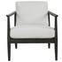 Brunei White Accent Chair by Uttermost