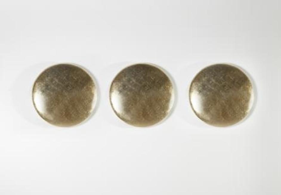 Orb Wall Art Set of 3 Gold Leaf by PHILLIPS COLLECTION