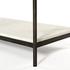 Lily Console Table-Hammered Grey by FOUR HANDS