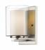 Willow 1 Light Wall Sconce in Brushed Nickel Finish by Z-Lite