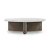Toli Coffee Table In Italian White Marble by FOUR HANDS