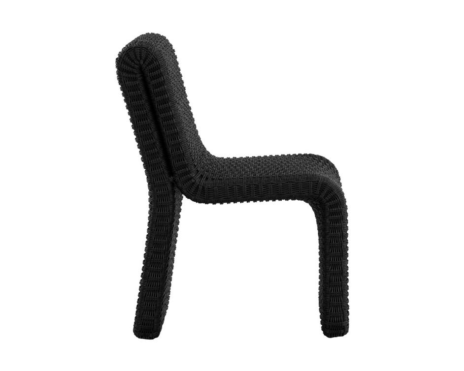 EDESSA DINING CHAIR - BLACK by Sunpan