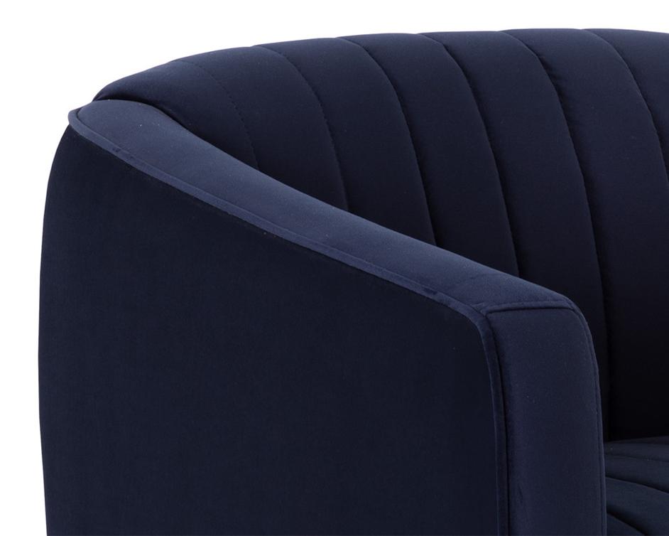 GARRISON SWIVEL LOUNGE CHAIR - ABBINGTON NAVY by Sunpan