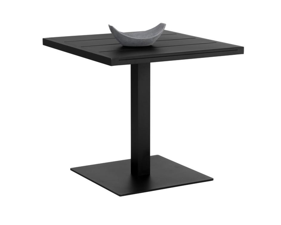 MERANO BISTRO TABLE - SQUARE - BLACK - 32" by Sunpan