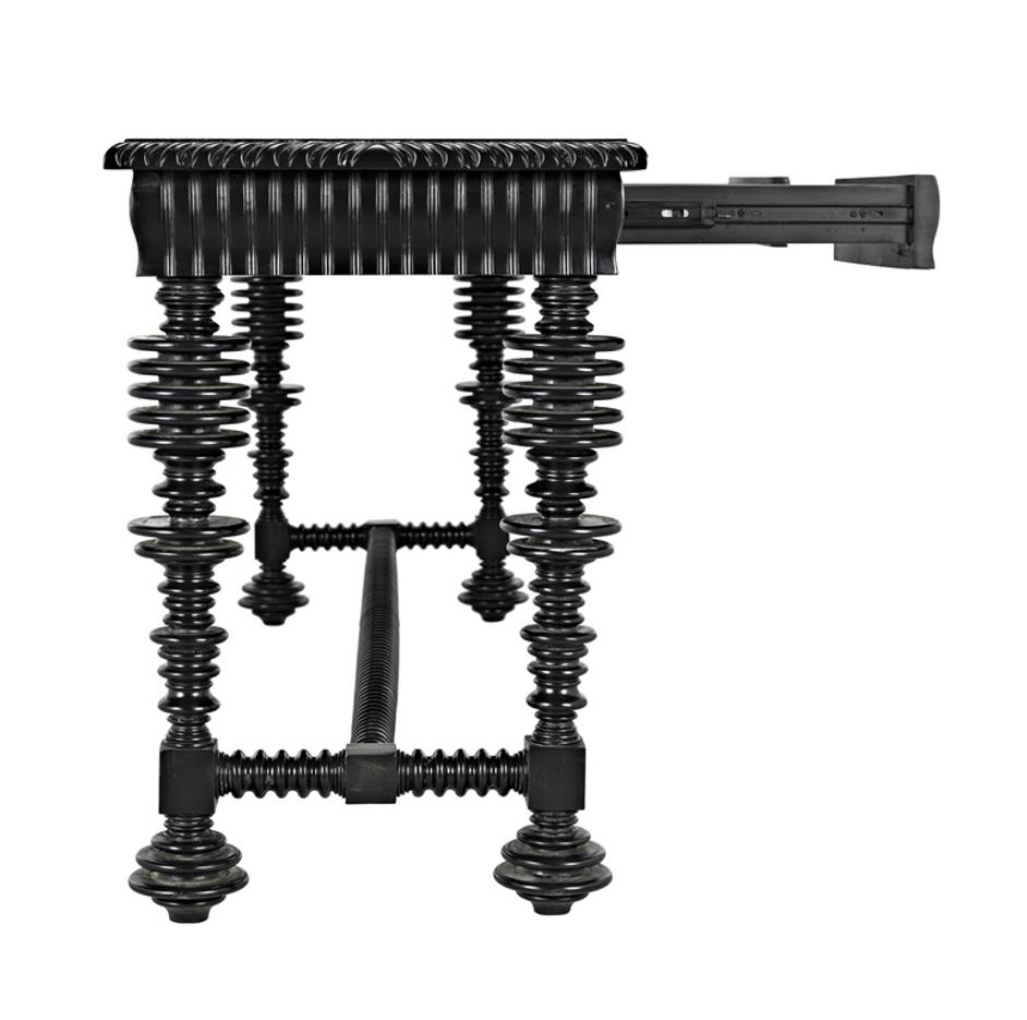 Portuguese Console, Hand Rubbed Black by Noir Furniture