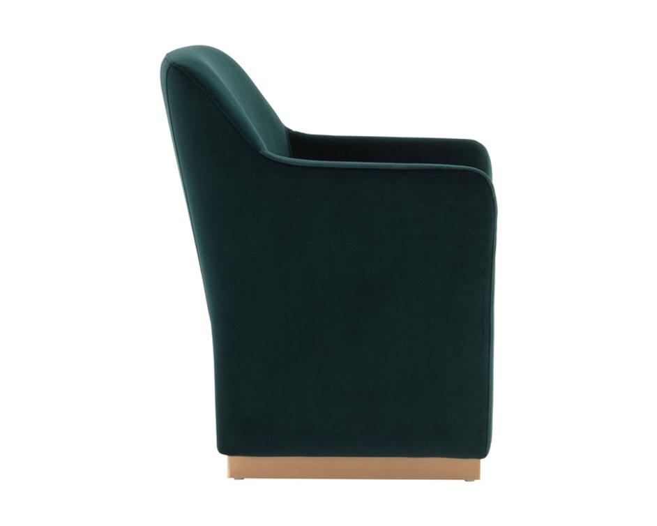 JAIME DINING ARMCHAIR - MEG DARK EMERALD by Sunpan