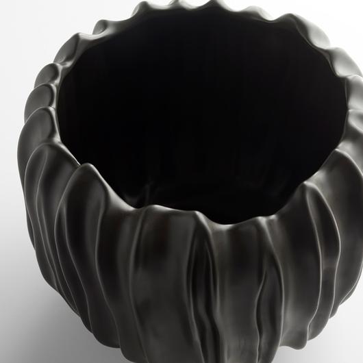 Abyssus Vase | Black - Small by Cyan Design