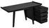 Kennedy Sungkai/Mindi Veneer Desk in Charcoal Black by Noir Furniture