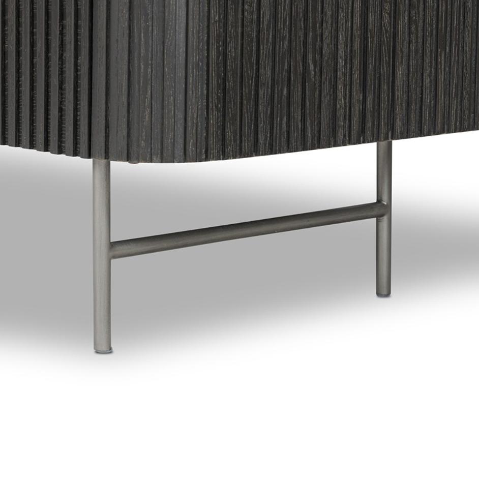 Fletcher 5 Drawer Dresser - Distressed Black by Four Hands