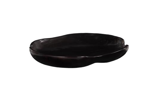 Teak Wood Bowl, Black by Phillips Collection