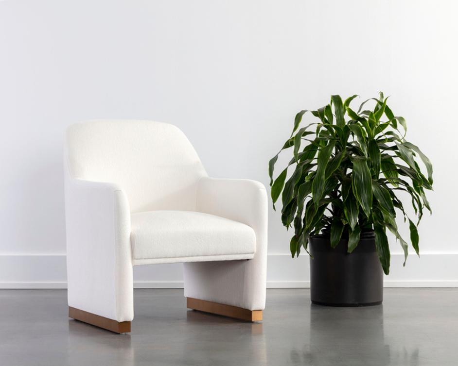 JAIME LOUNGE CHAIR - FIOR VANILLA by Sunpan