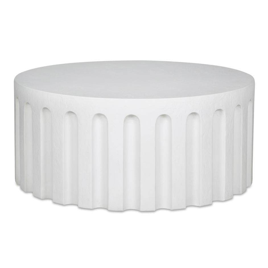 Eris Outdoor Coffee Table White by Moes Home