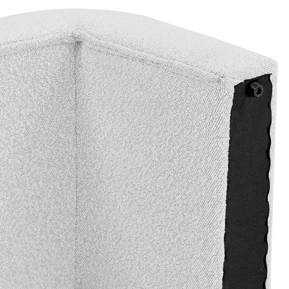 Vioreen Fabric Bench, Boucle Beige by New Pacific Direct