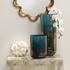 Vapor Hand Blown Decorative Glass Vase, Aqua by Jamie Young